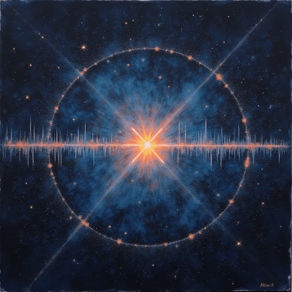 Visualisierung der Schumann Frequenz als energetisches Feld – symbolisiert den Herzschlag der Erde